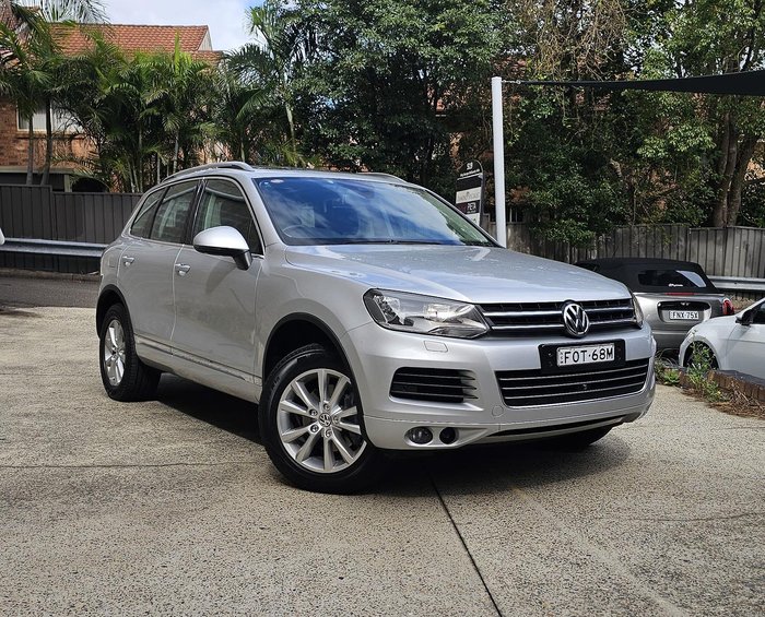 2012 Volkswagen Touareg V6 TDI 7P MY12.5 Four Wheel Drive Cool Siver
