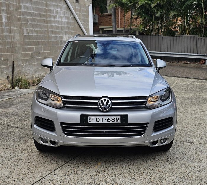 2012 Volkswagen Touareg V6 TDI 7P MY12.5 Four Wheel Drive Cool Siver
