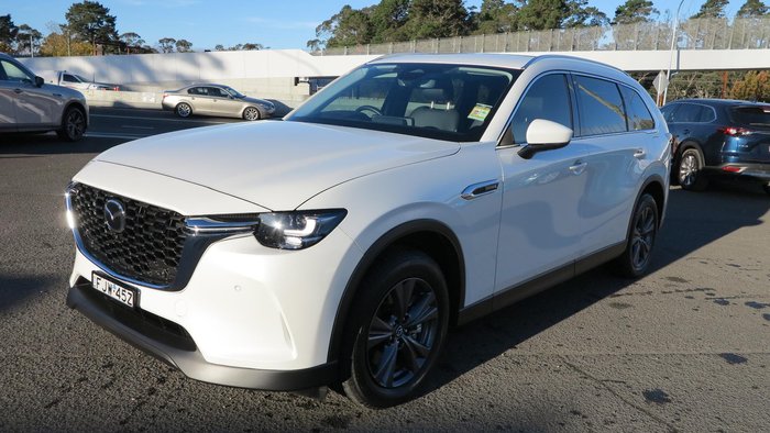 2024 Mazda CX-80 G40e Touring KL AWD Rhodium White