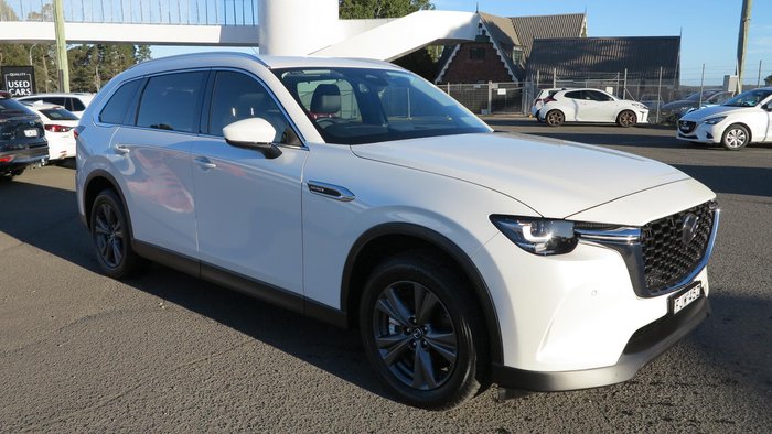 2024 Mazda CX-80 G40e Touring KL AWD Rhodium White