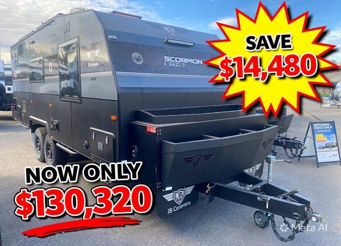 2025 JB Caravans 20.6' Scorpion Sting Save $14,480 Was $144,800