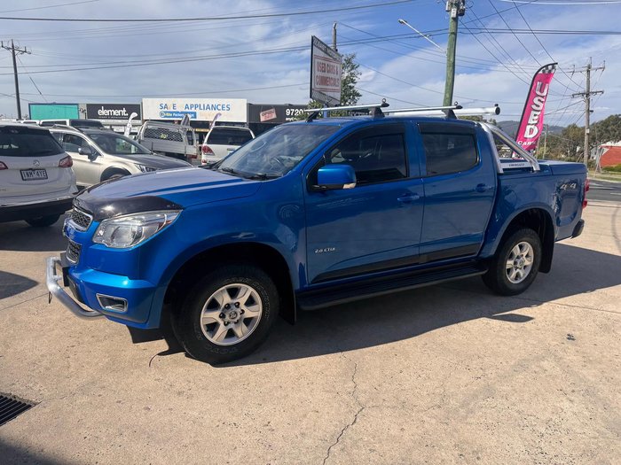 2014 Holden Colorado LT RG MY14 4X4 Dual Range Blue Mountain