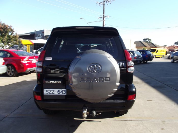 2004 Toyota Landcruiser Prado GXL GRJ120R 4X4 Constant Ebony