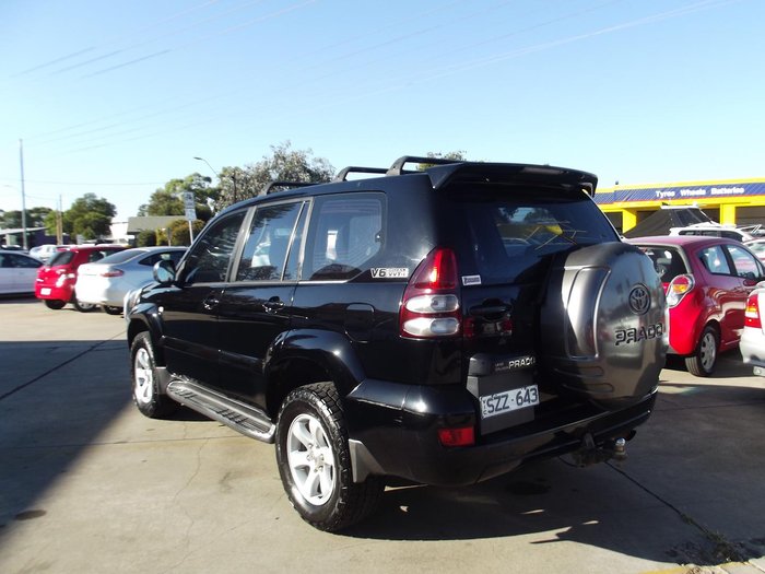 2004 Toyota Landcruiser Prado GXL GRJ120R 4X4 Constant Ebony