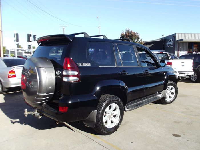 2004 Toyota Landcruiser Prado GXL GRJ120R 4X4 Constant Ebony