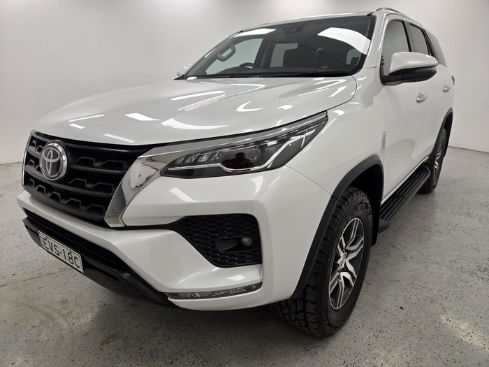 2022 Toyota Fortuner GXL GUN156R 4X4 Dual Range Frosted White