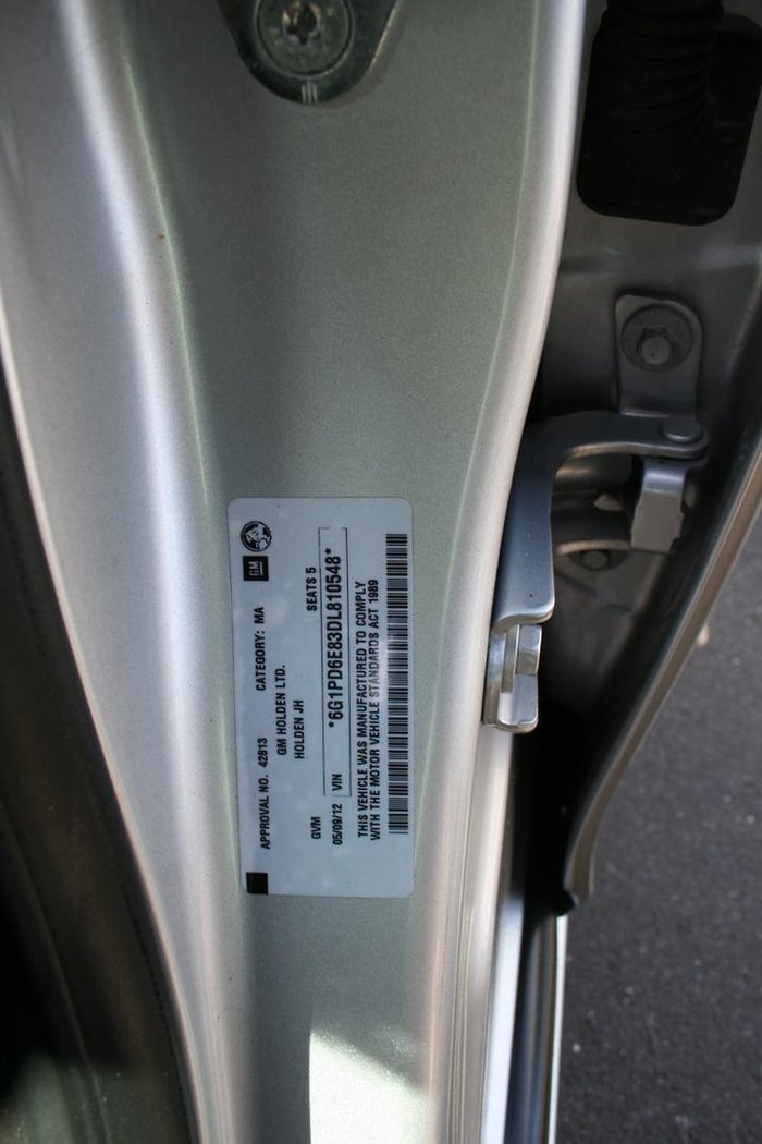 2012 Holden Cruze CD JH Series II MY13 Nitrate