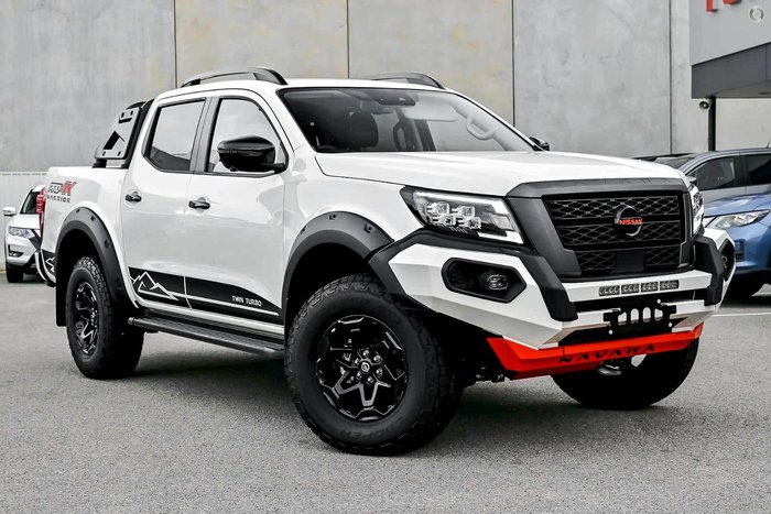 2024 Nissan Navara PRO-4X Warrior D23 MY24 4X4 Dual Range White Pearl