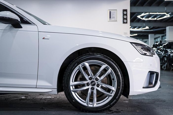 2019 Audi A4 35 TFSI S line B9 MY19 WHITE
