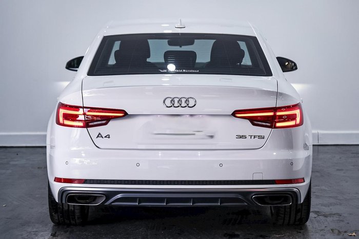 2019 Audi A4 35 TFSI S line B9 MY19 WHITE