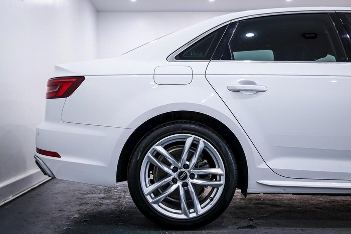 2019 Audi A4 35 TFSI S line B9 MY19 WHITE