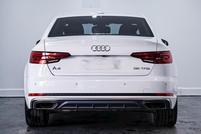 2019 Audi A4 35 TFSI S line B9 MY19 WHITE
