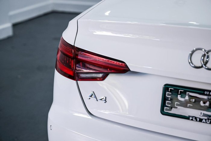 2019 Audi A4 35 TFSI S line B9 MY19 WHITE