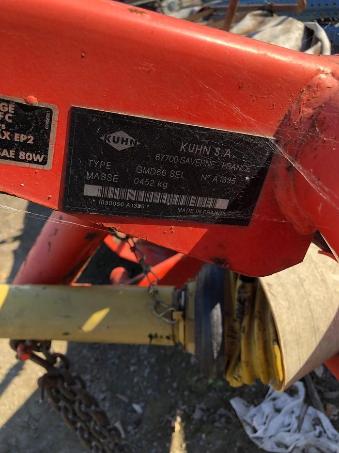 0 Kuhn Gmd66 2.4M Mower
