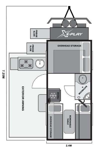 2025 X Series RV X-Play Toy Hauler
