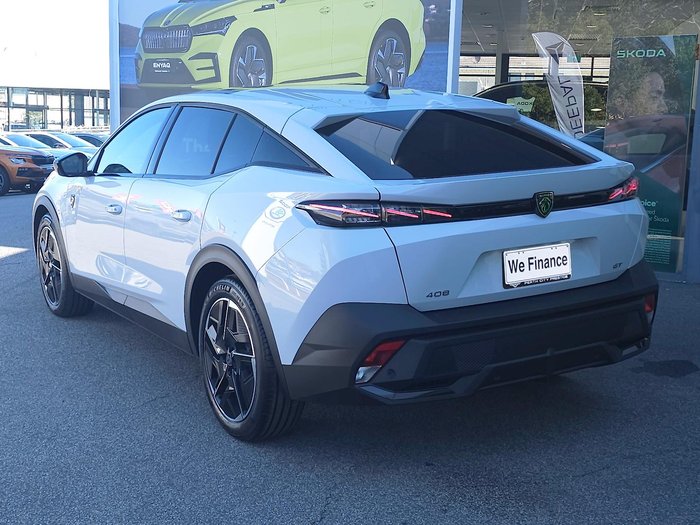 2025 Peugeot 408 GT Premium Hybrid P54 MY25 Okenite White