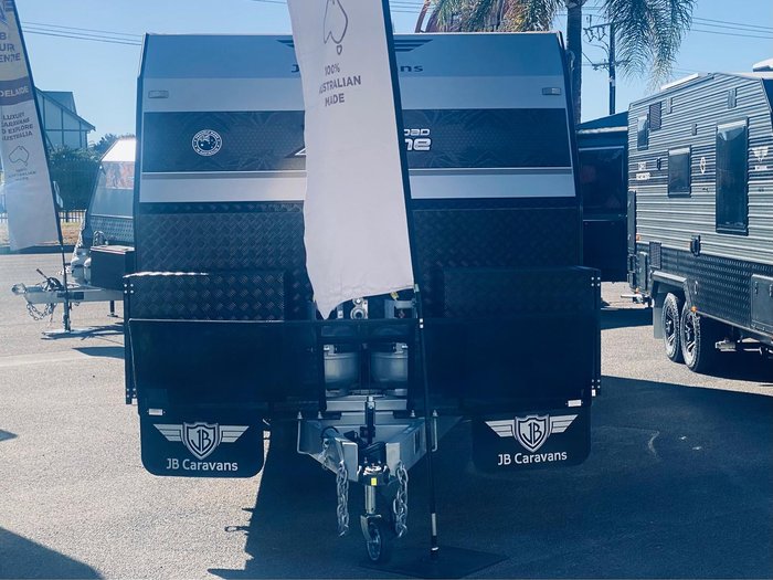 2025 JB Caravans 23'6 Dirt Road Xtreme Rear Club Save $12,365 Was $123,650