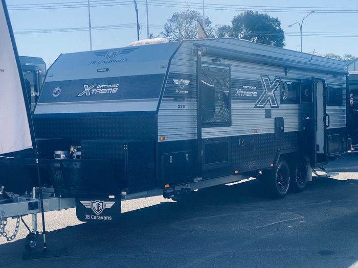 2025 JB Caravans 23'6 Dirt Road Xtreme Rear Club Save $12,365 Was $123,650