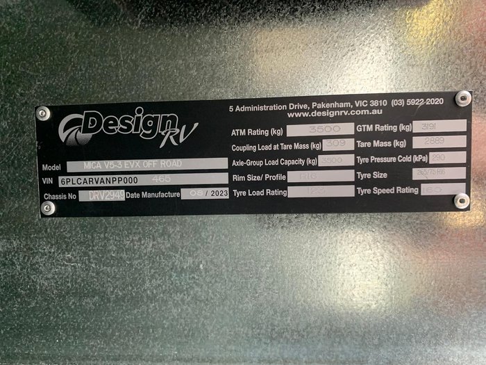 2023 Design RV 48V Evx Off Road Van 5-3