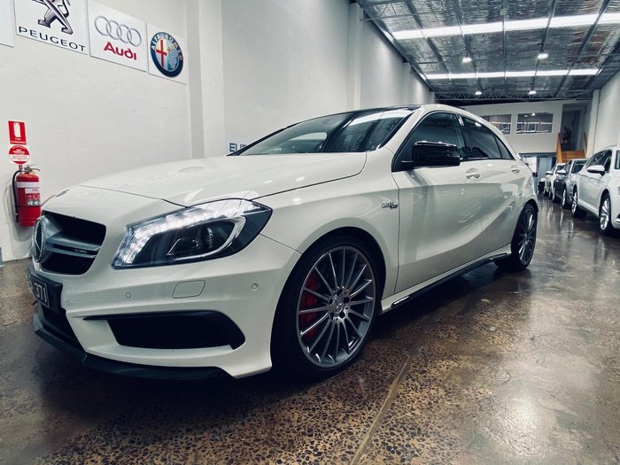 2015 Mercedes-Benz A-Class A45 AMG W176 Four Wheel Drive Cirrus White