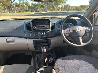 2014 Mitsubishi Triton GLX MN MY15 4X4 Dual Range White
