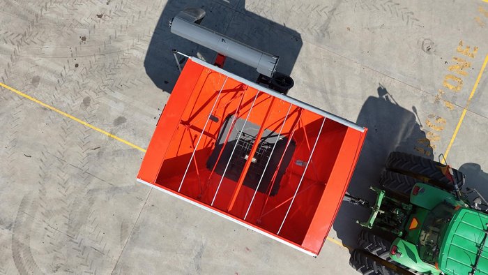 0 AGRIMEC Granbox Standard 16000 Chaser Bin New RED
