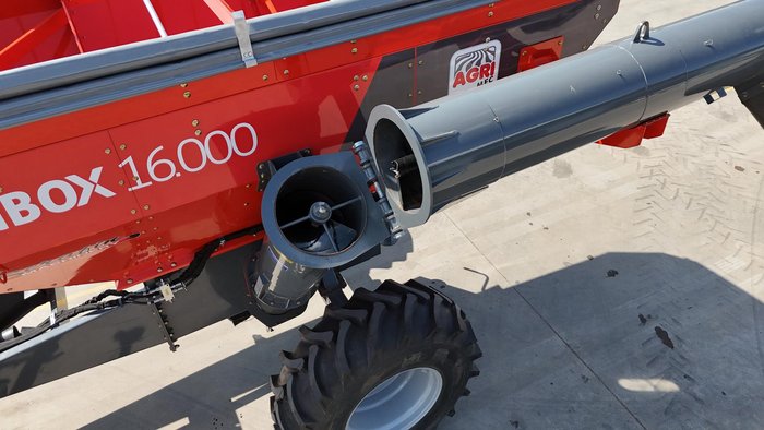 0 AGRIMEC Granbox Standard 16000 Chaser Bin New RED