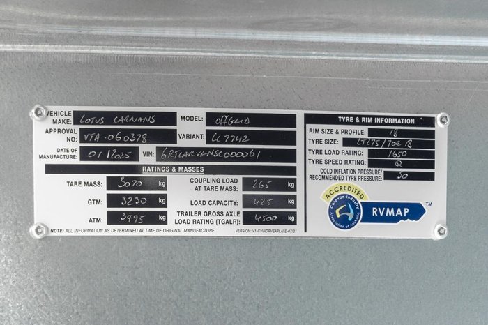 2025 Lotus Caravans Off Grid 22