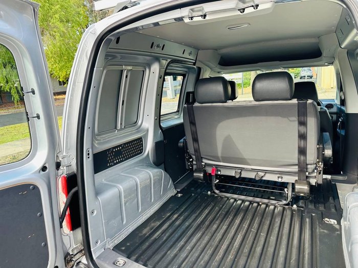 2011 Volkswagen Caddy TDI250 2KN MY11 Reflex Silver