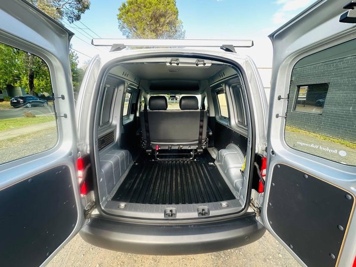 2011 Volkswagen Caddy TDI250 2KN MY11 Reflex Silver