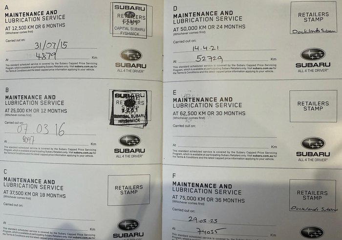 2015 Subaru Liberty 2.5i 6GEN MY15 AWD Dark Grey