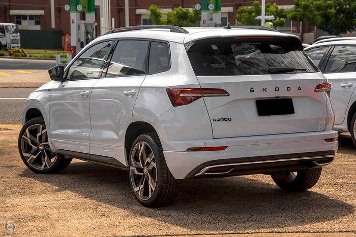 2025 SKODA Karoq 110TSI Sportline NU MY25 Moon White