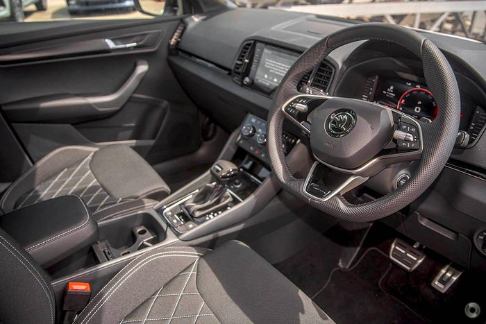 2025 SKODA Karoq 110TSI Sportline NU MY25 Moon White