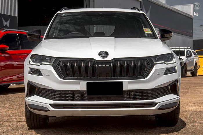 2025 SKODA Karoq 110TSI Sportline NU MY25 Moon White