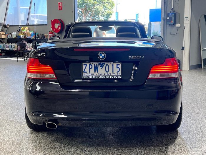 2010 BMW 1 Series 120i E88 MY10 Black