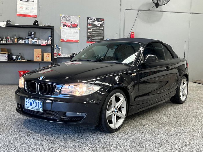 2010 BMW 1 Series 120i E88 MY10 Black