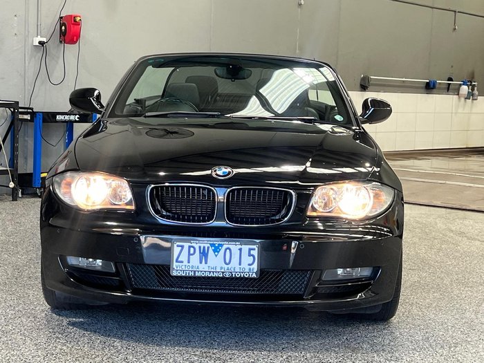 2010 BMW 1 Series 120i E88 MY10 Black