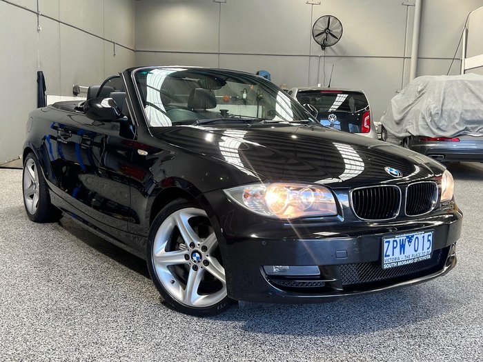 2010 BMW 1 Series 120i E88 MY10 Black