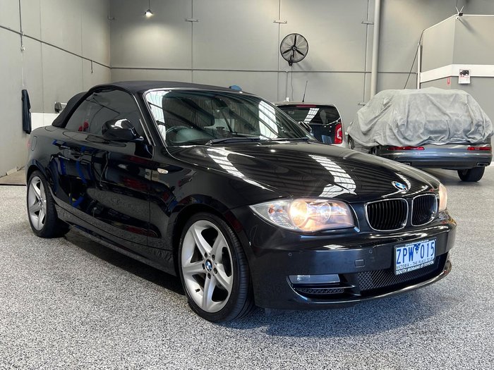 2010 BMW 1 Series 120i E88 MY10 Black