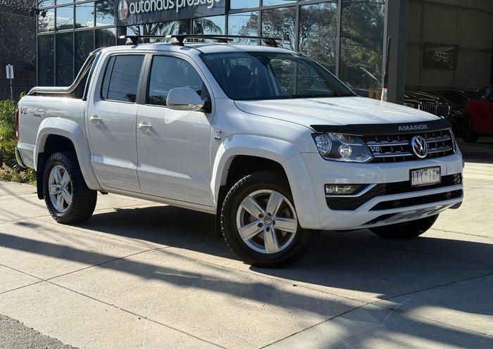 2021 Volkswagen Amarok TDI550 Sportline 2H MY21 4X4 Constant Candy White