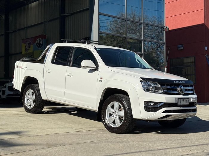 2021 Volkswagen Amarok TDI550 Sportline 2H MY21 4X4 Constant Candy White