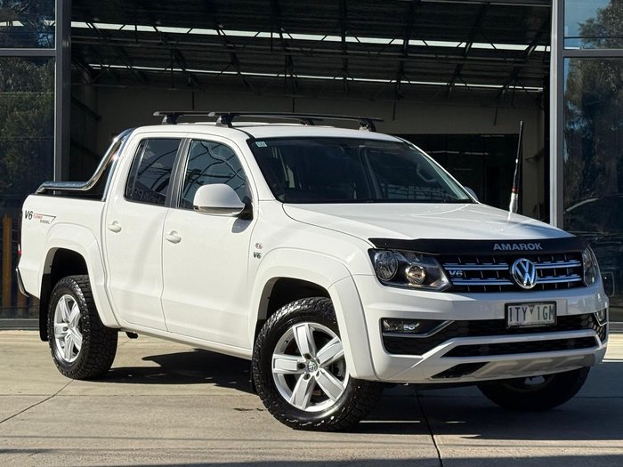2021 Volkswagen Amarok TDI550 Sportline 2H MY21 4X4 Constant Candy White