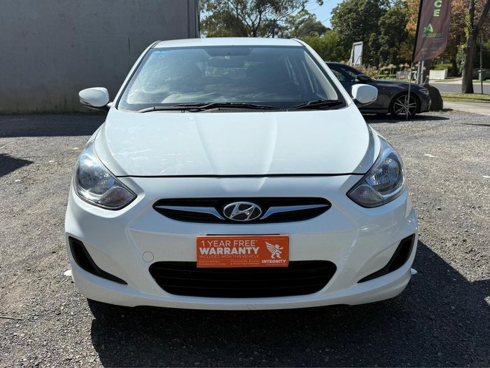 2012 Hyundai Accent Active RB Crystal White