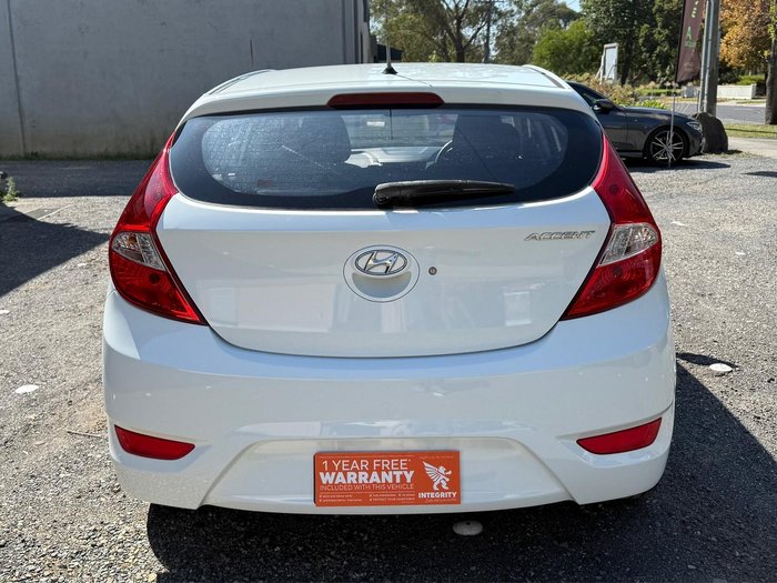 2012 Hyundai Accent Active RB Crystal White