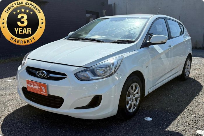 2012 Hyundai Accent Active RB Crystal White