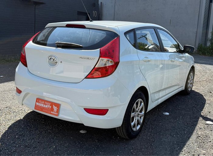 2012 Hyundai Accent Active RB Crystal White