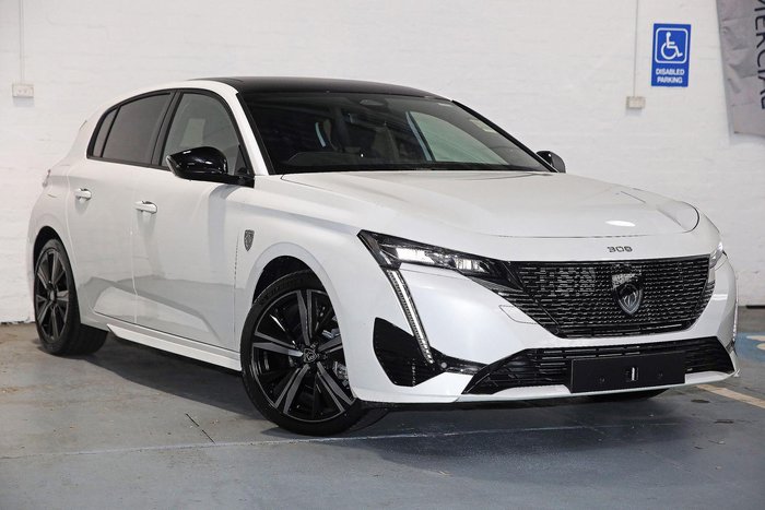 2025 Peugeot 308 GT Hybrid P51 MY25 Okenite White