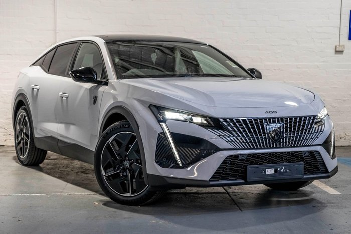 2025 Peugeot 408 GT Premium Hybrid P54 MY25 Okenite White
