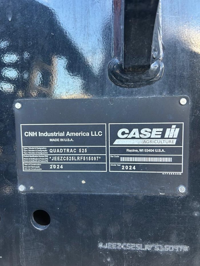 2024 CASE IH Steiger Rowtrac 525