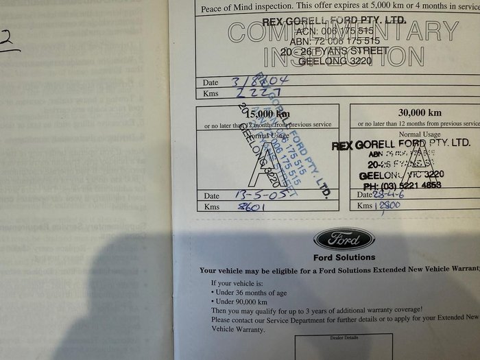 2003 Ford Focus CL LR MY03 Capri Blue
